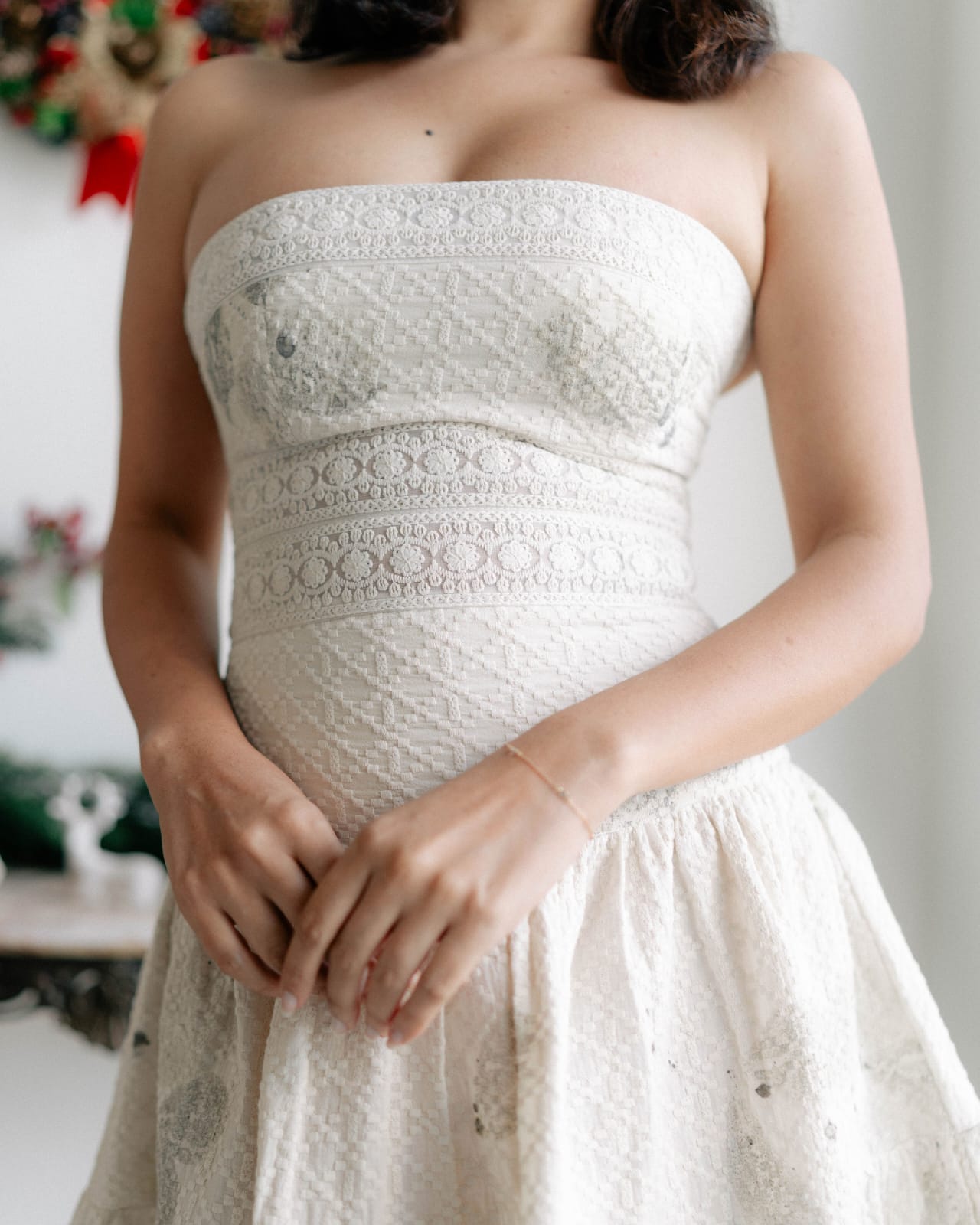 Ivory Lace Dress